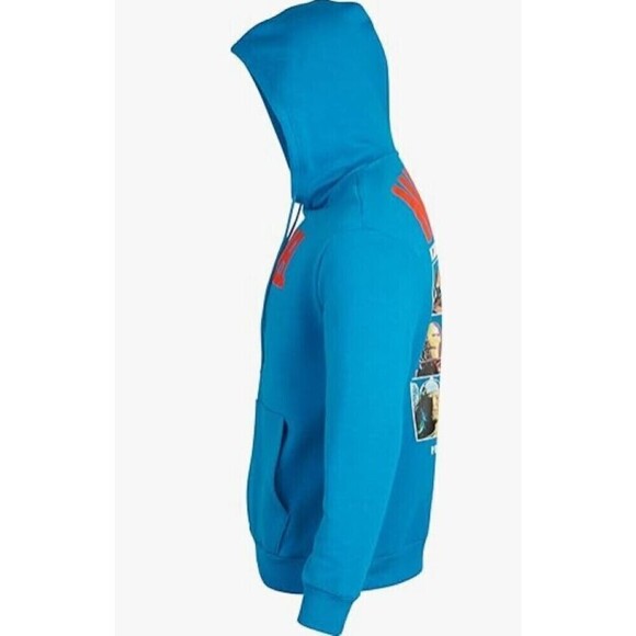 Marvel Sweatshirt Legendary Superheroes Hoodie Mens L Blue Red - Picture 5 of 10